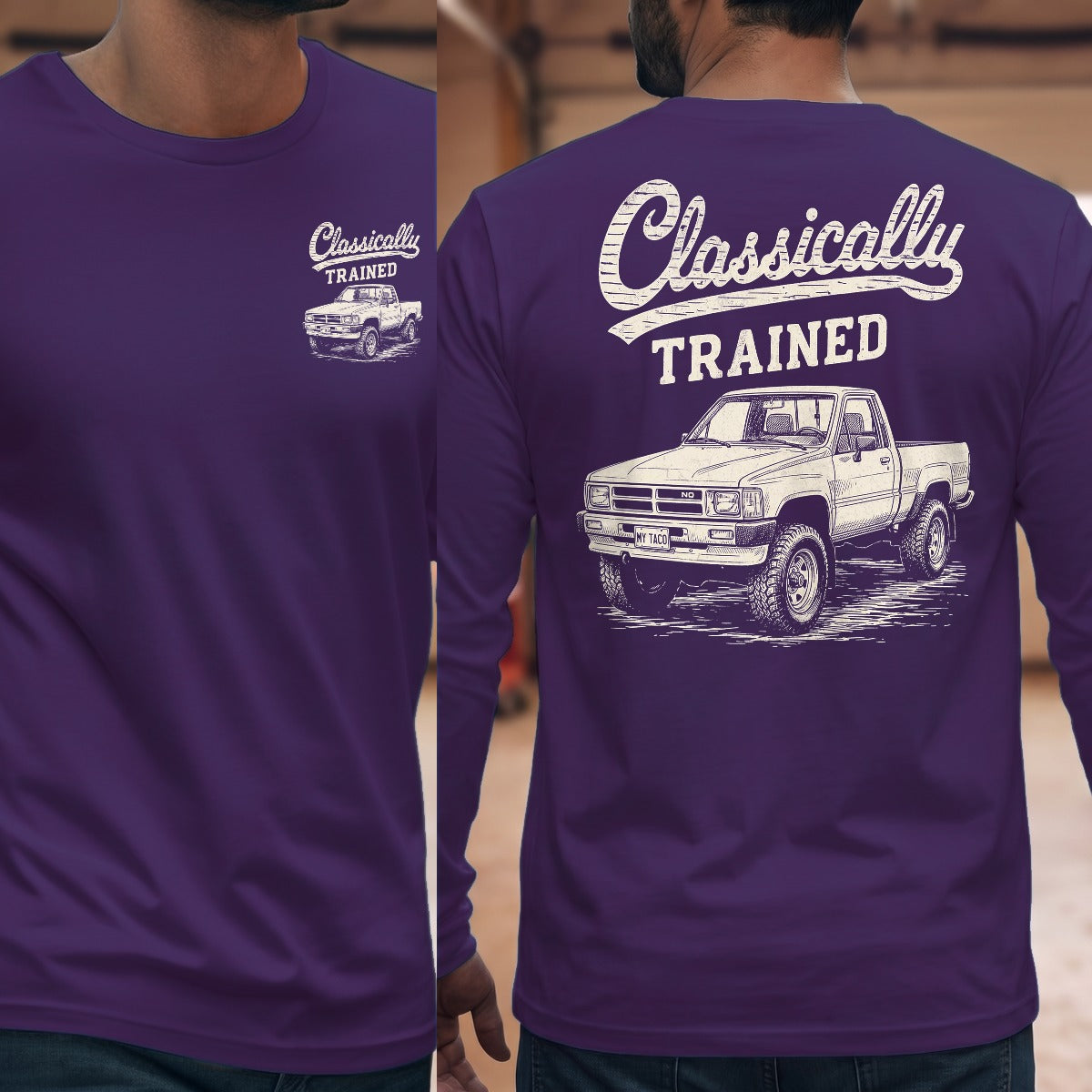 Purple | Front & Back