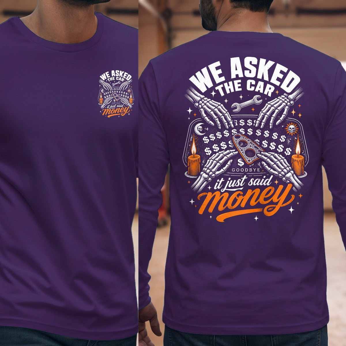 Purple | Front & Back