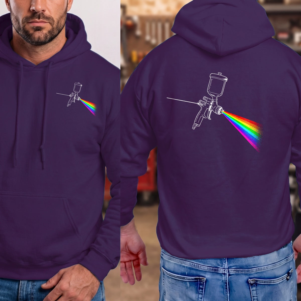 Purple | Front & Back