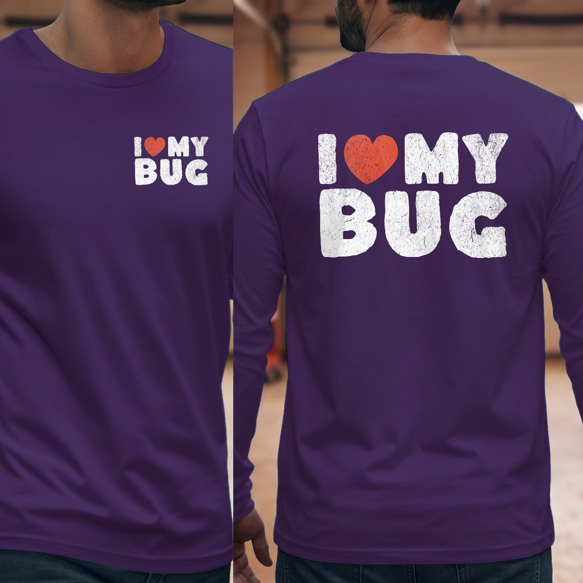 Purple | Left Chest + Back