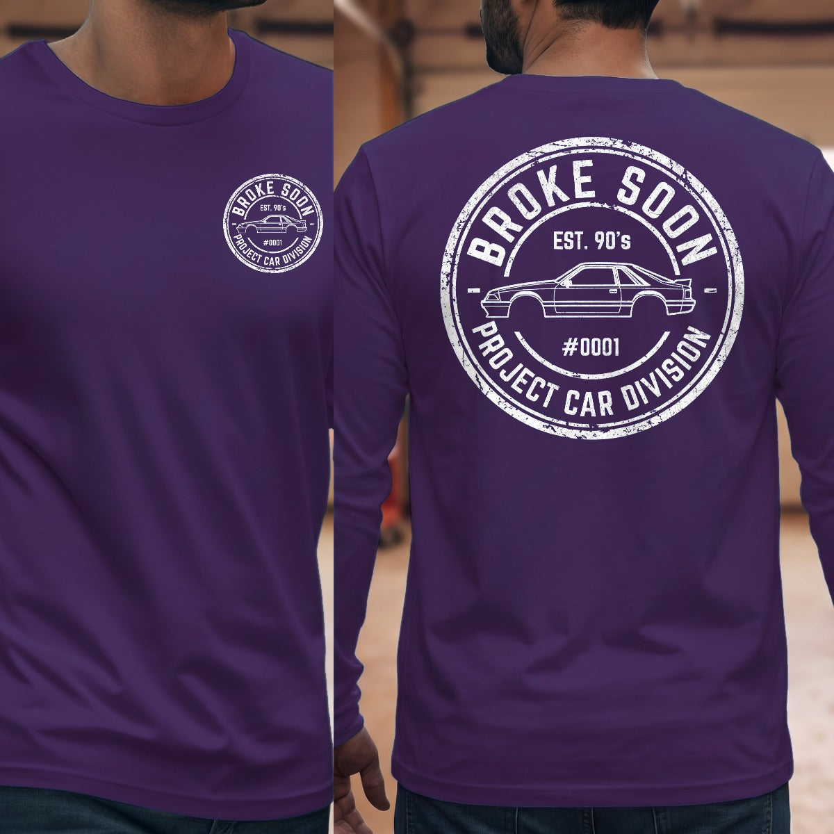 Purple | Front & Back