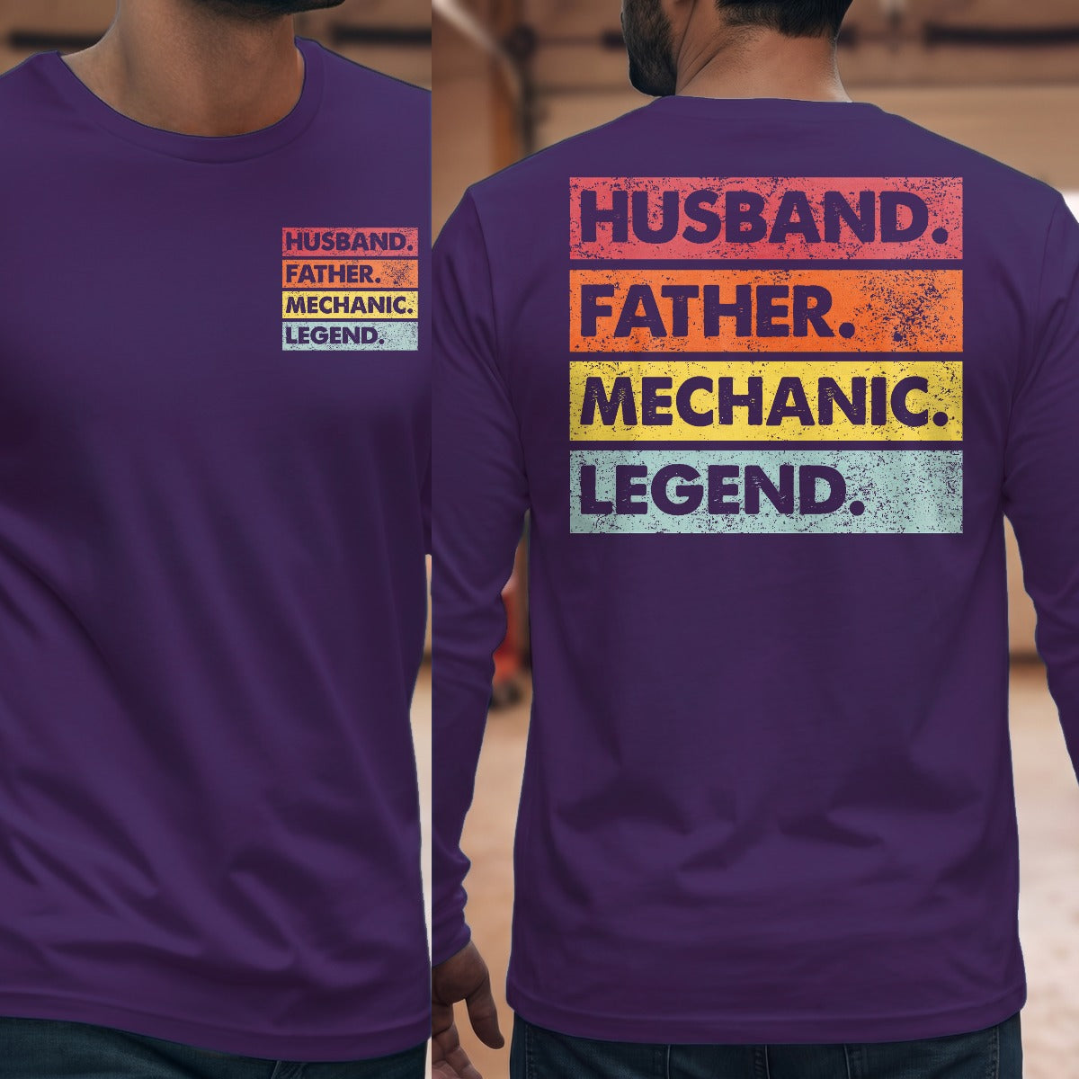 Purple | Front & Back