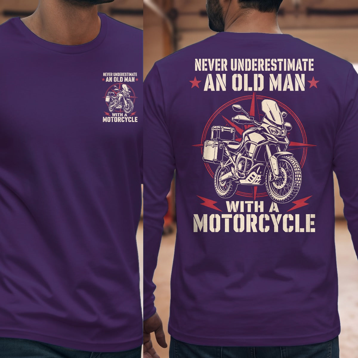 Purple | Front & Back