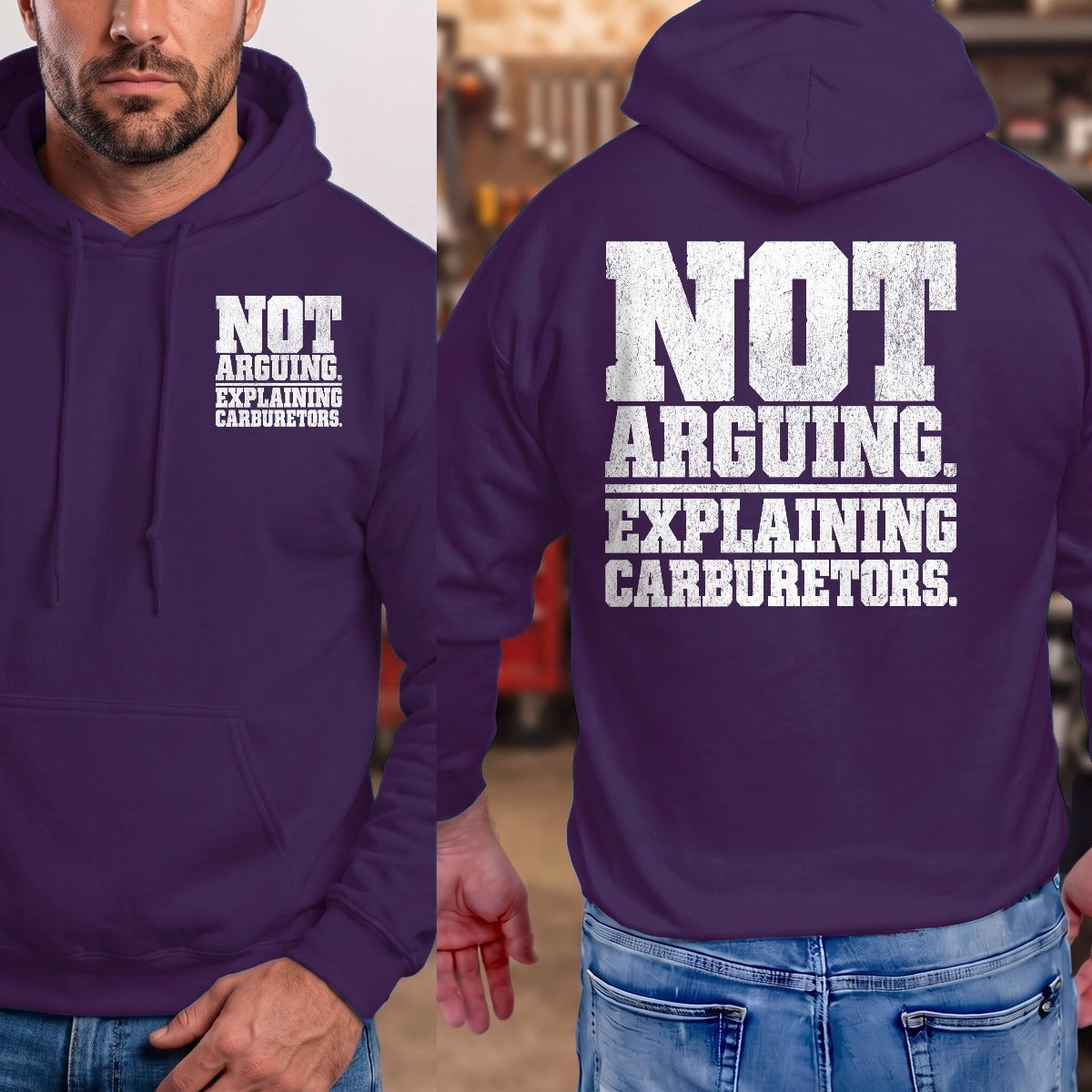 Purple | Front & Back