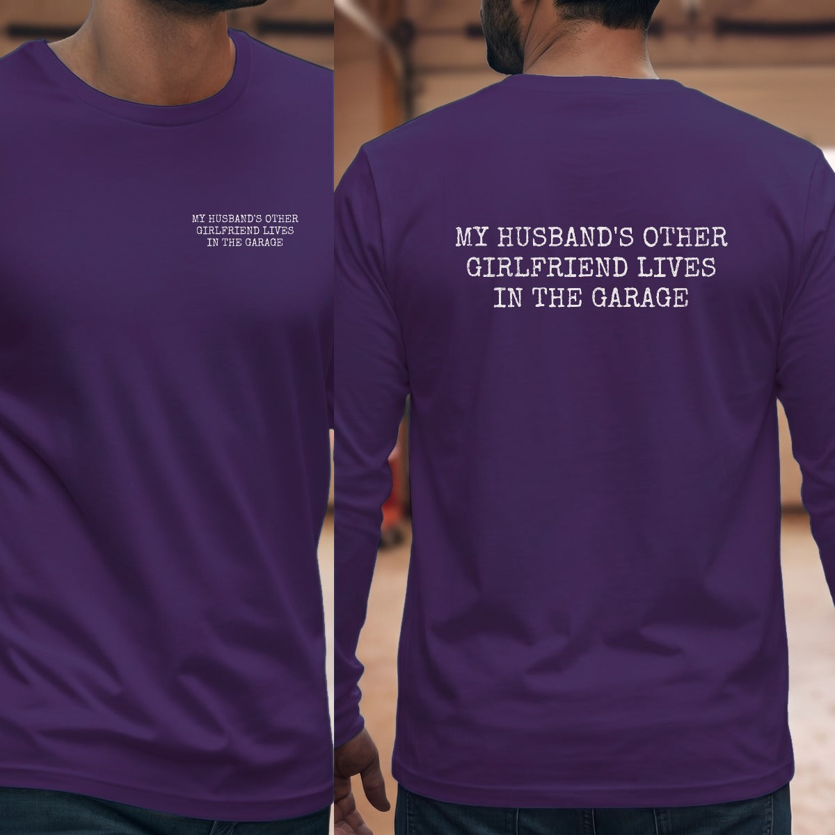 Purple | Left Chest + Back