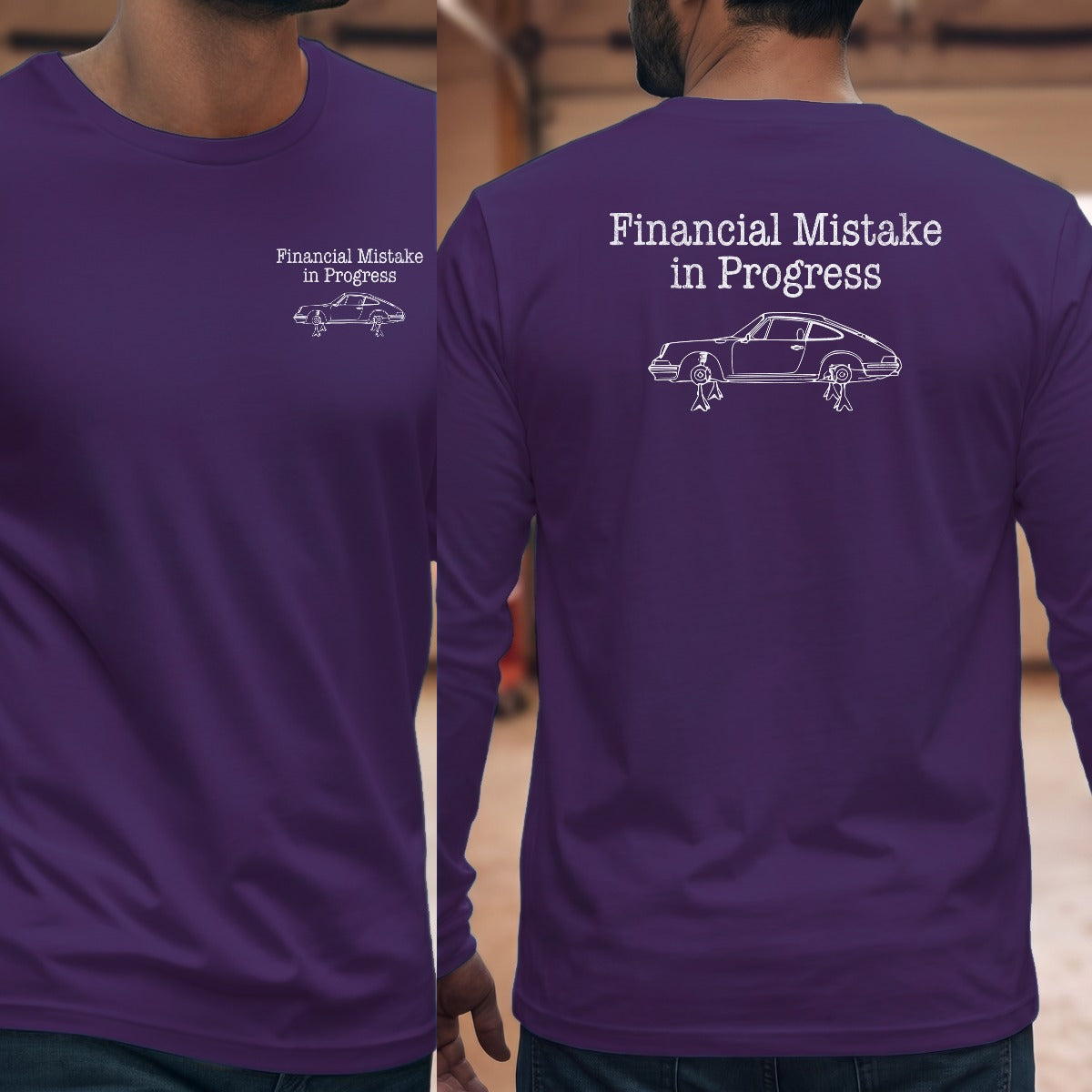 Purple | Left Chest + Back