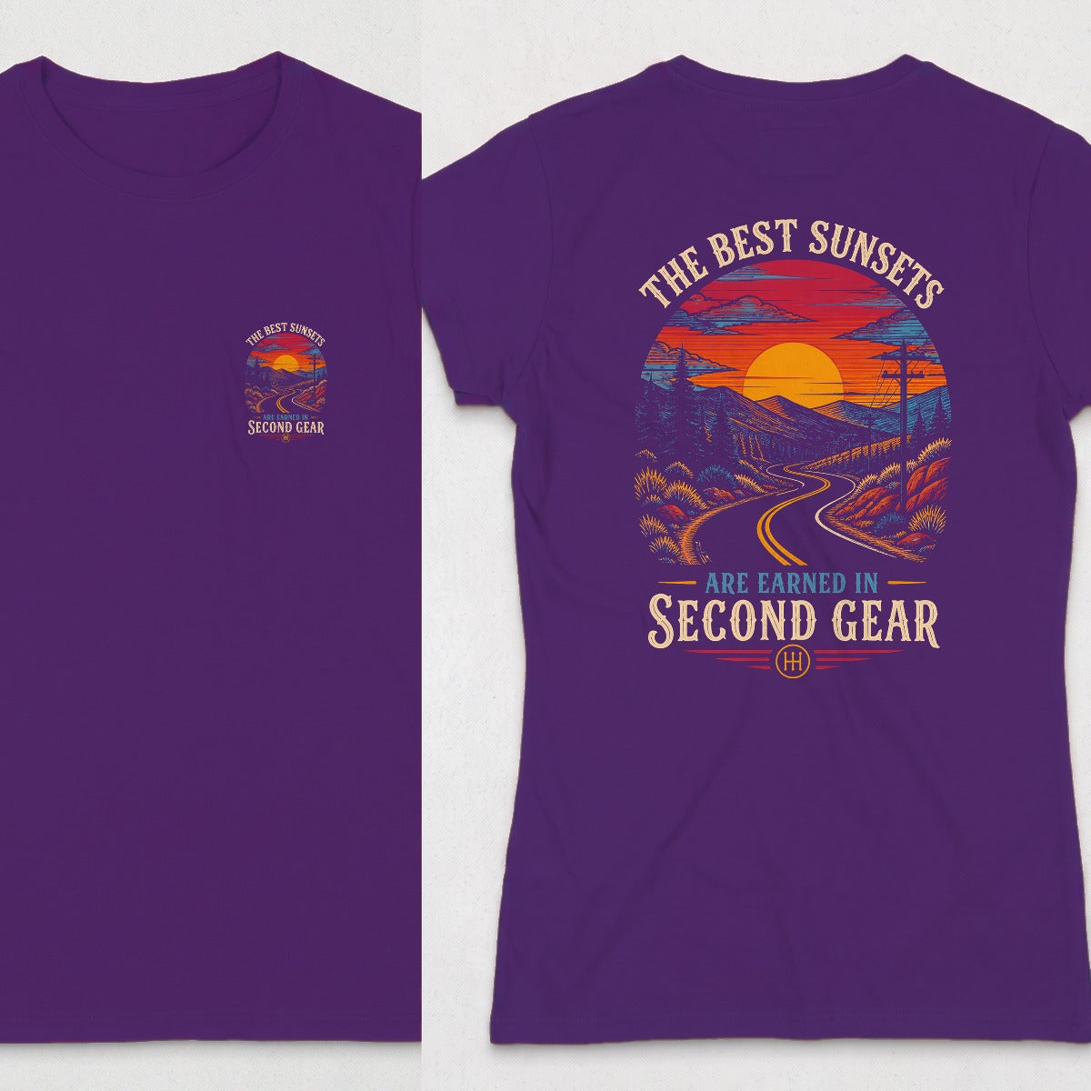 Purple | Front & Back