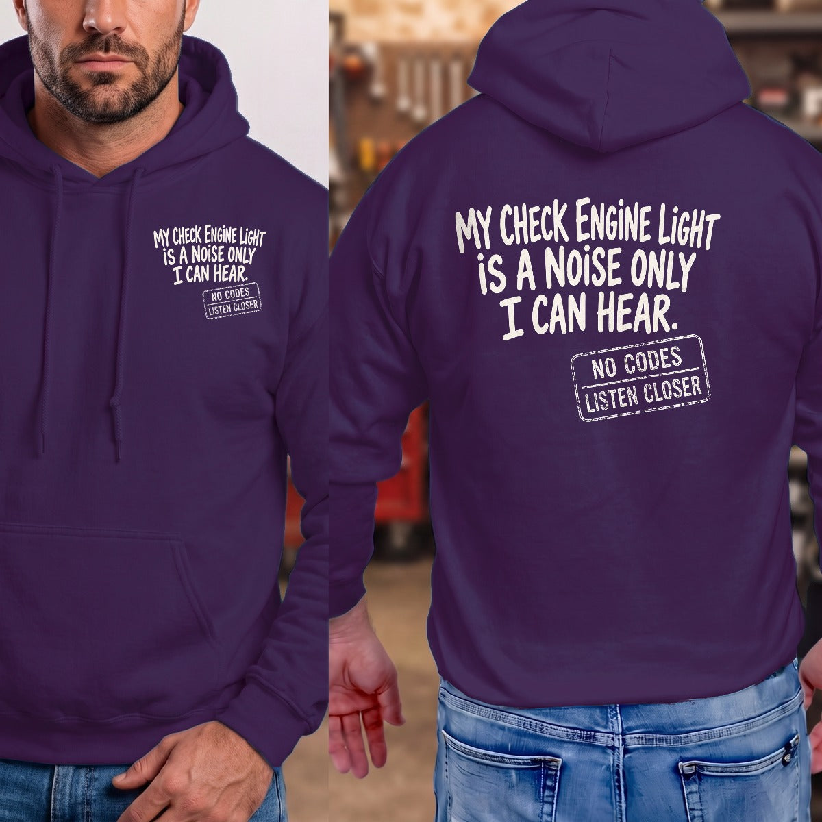 Purple | Left Chest + Back
