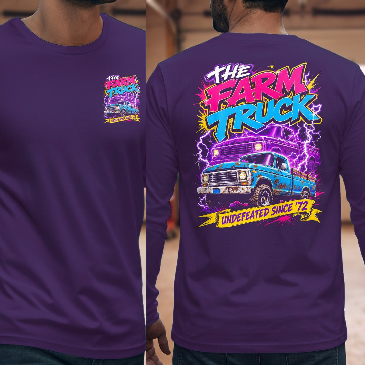 Purple | Front & Back