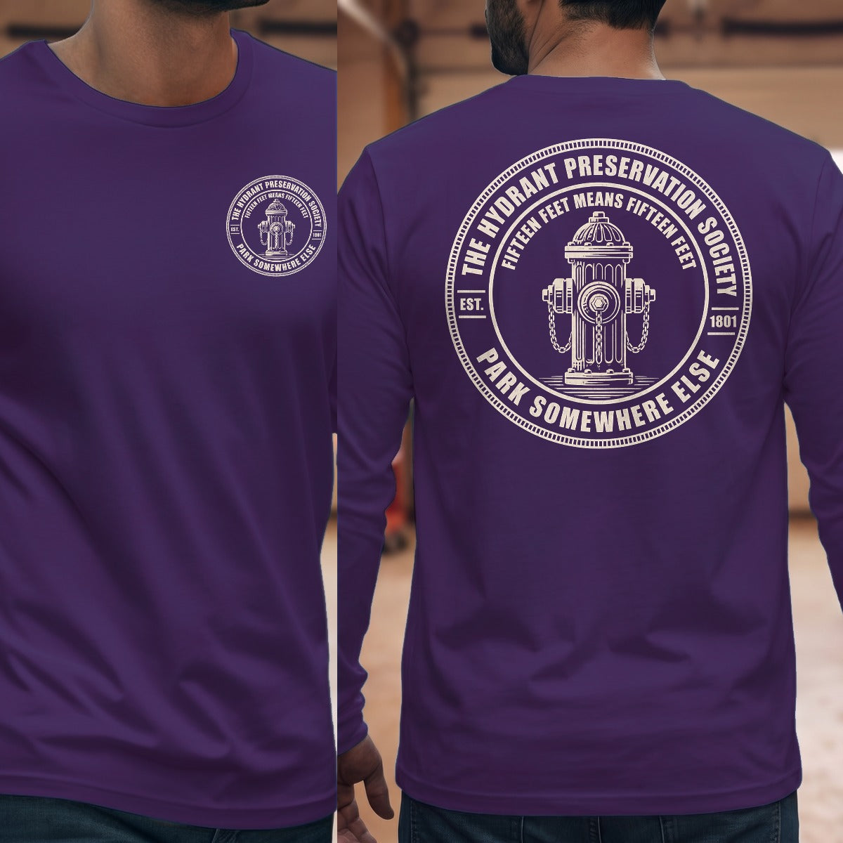 Purple | Front & Back