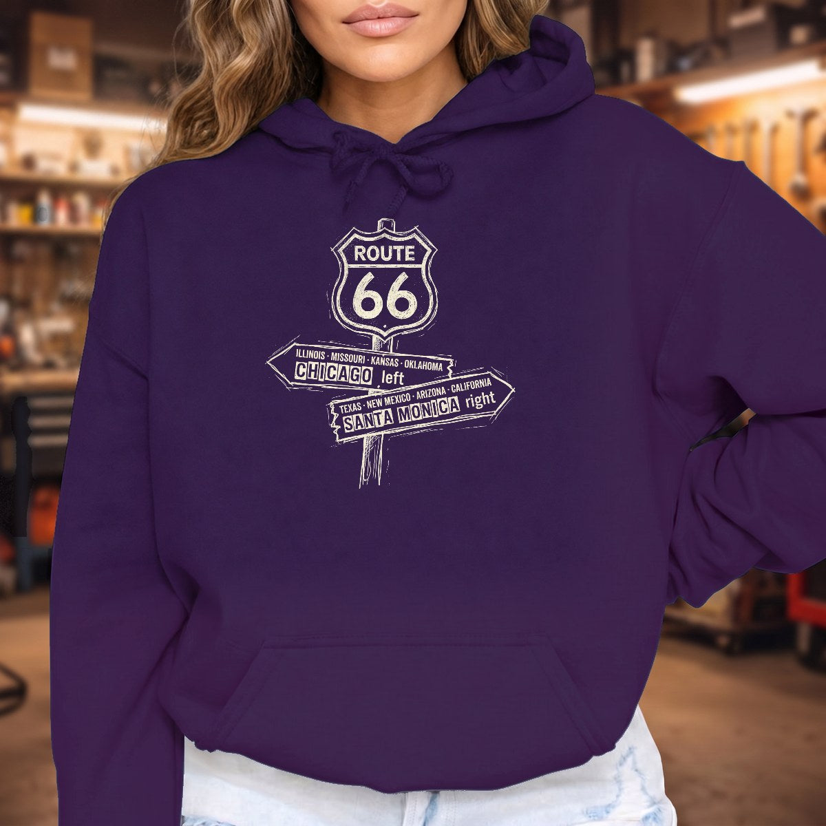 Purple | Front