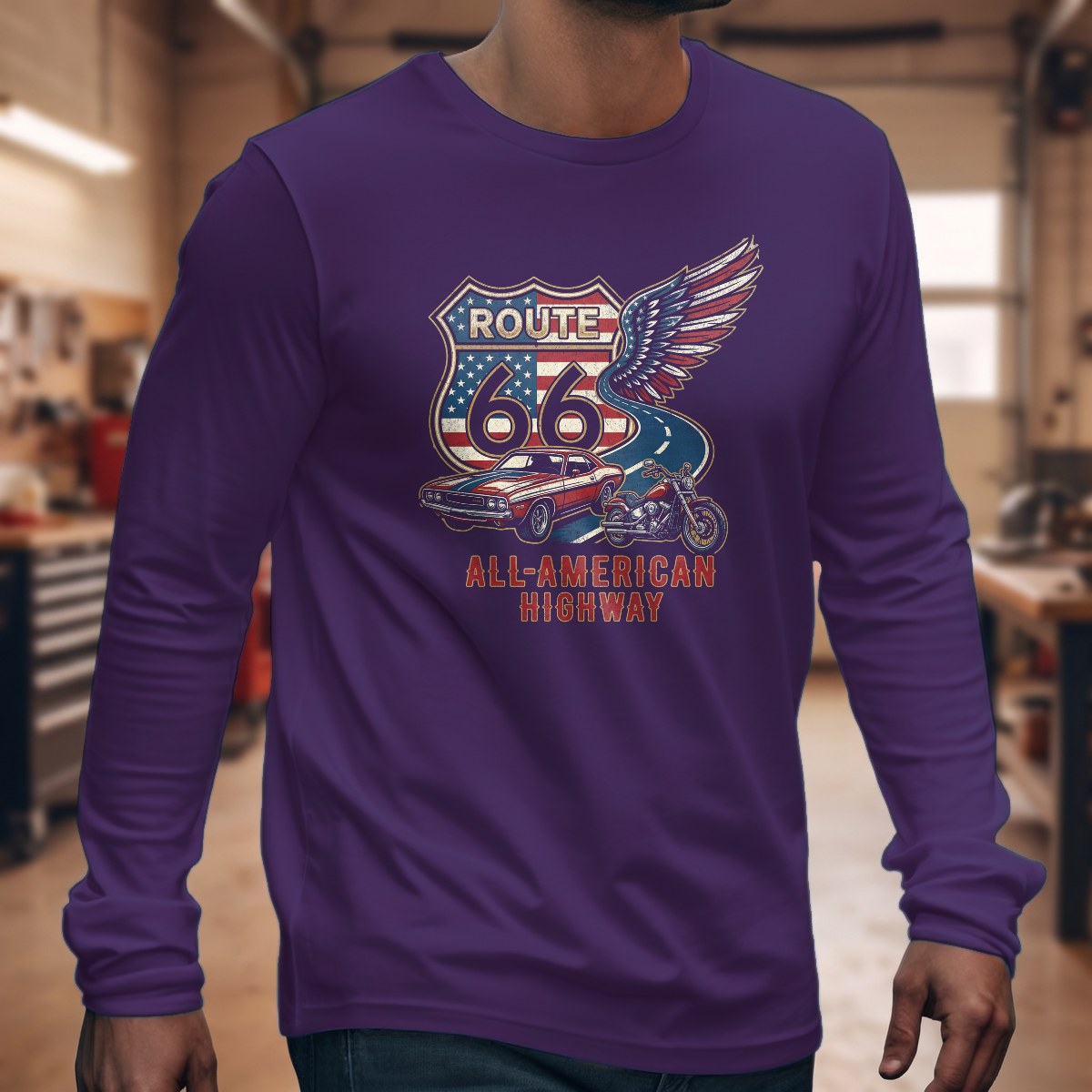 Purple | Front