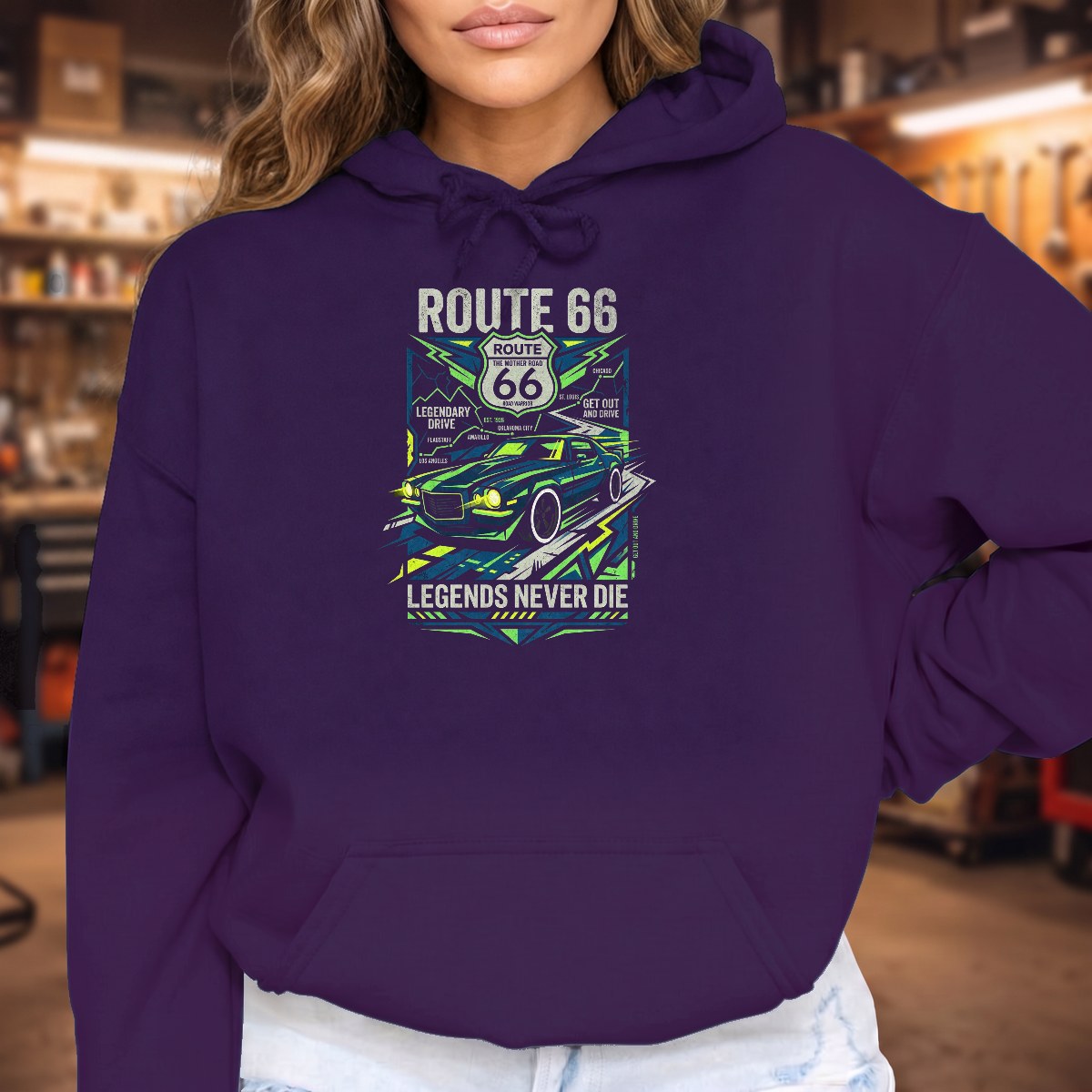 Purple | Front