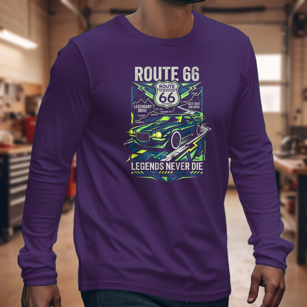 Purple | Front
