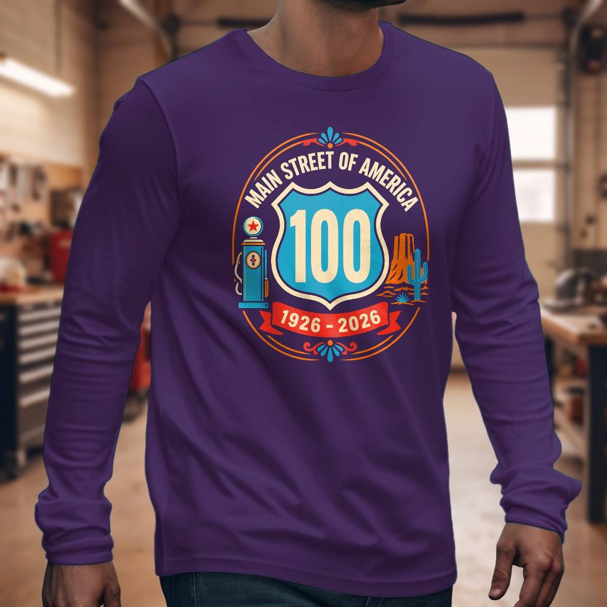 Purple | Front