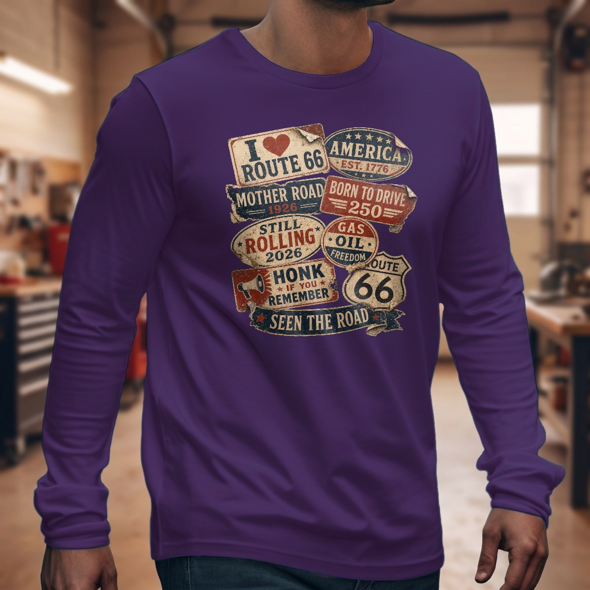 Purple | Front