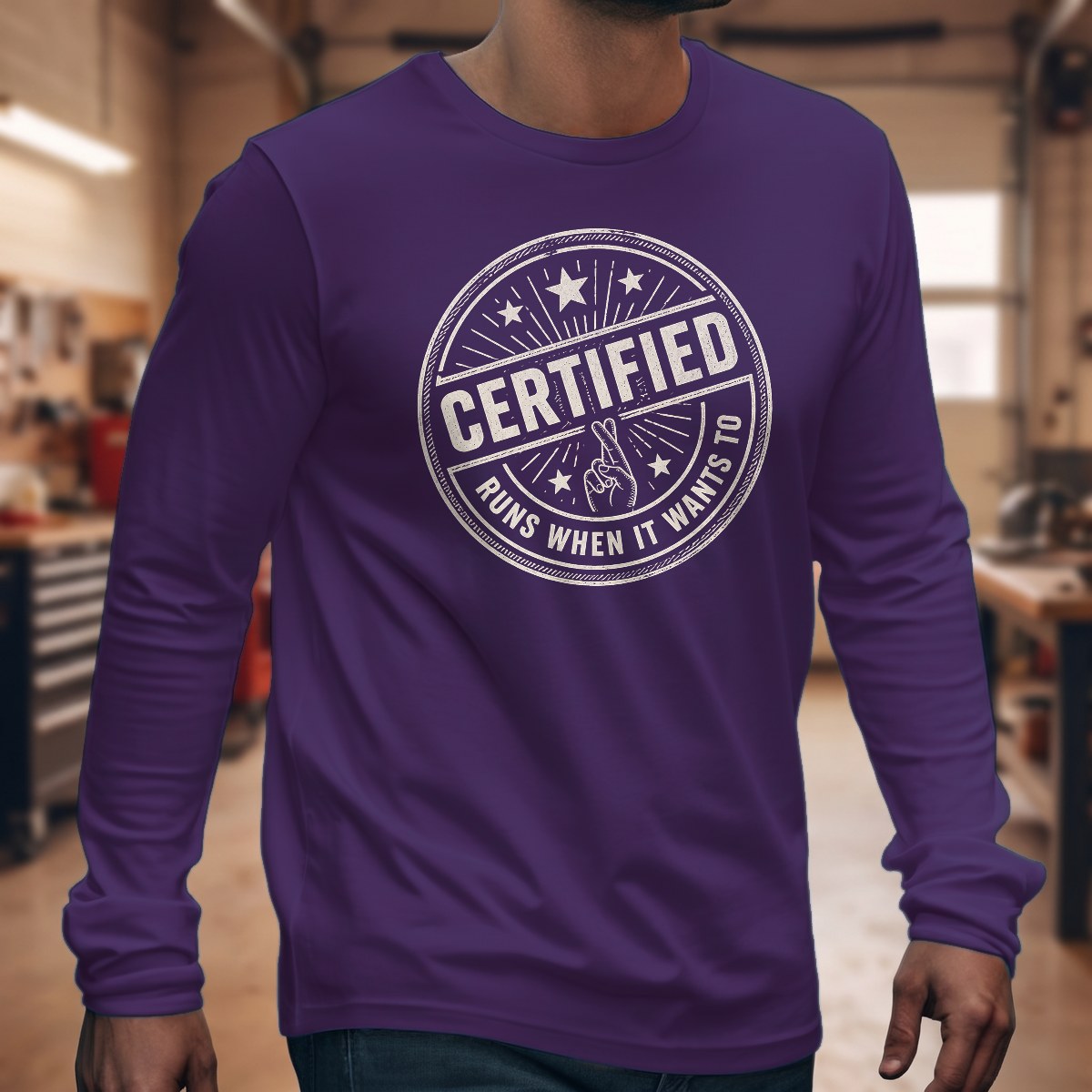 Purple | Front