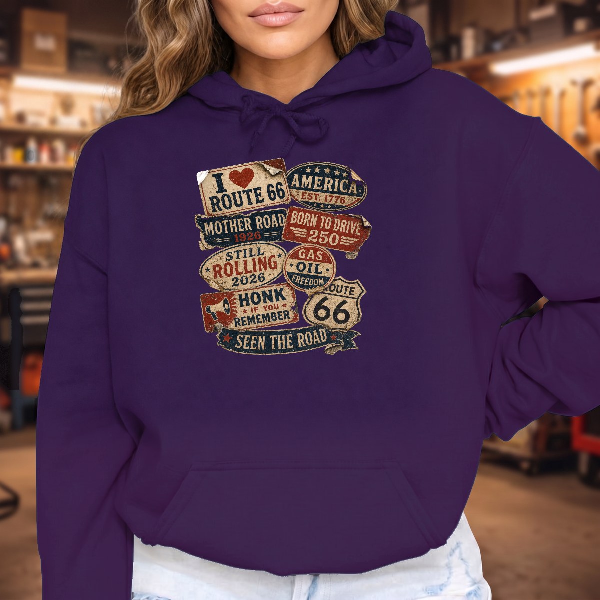 Purple | Front