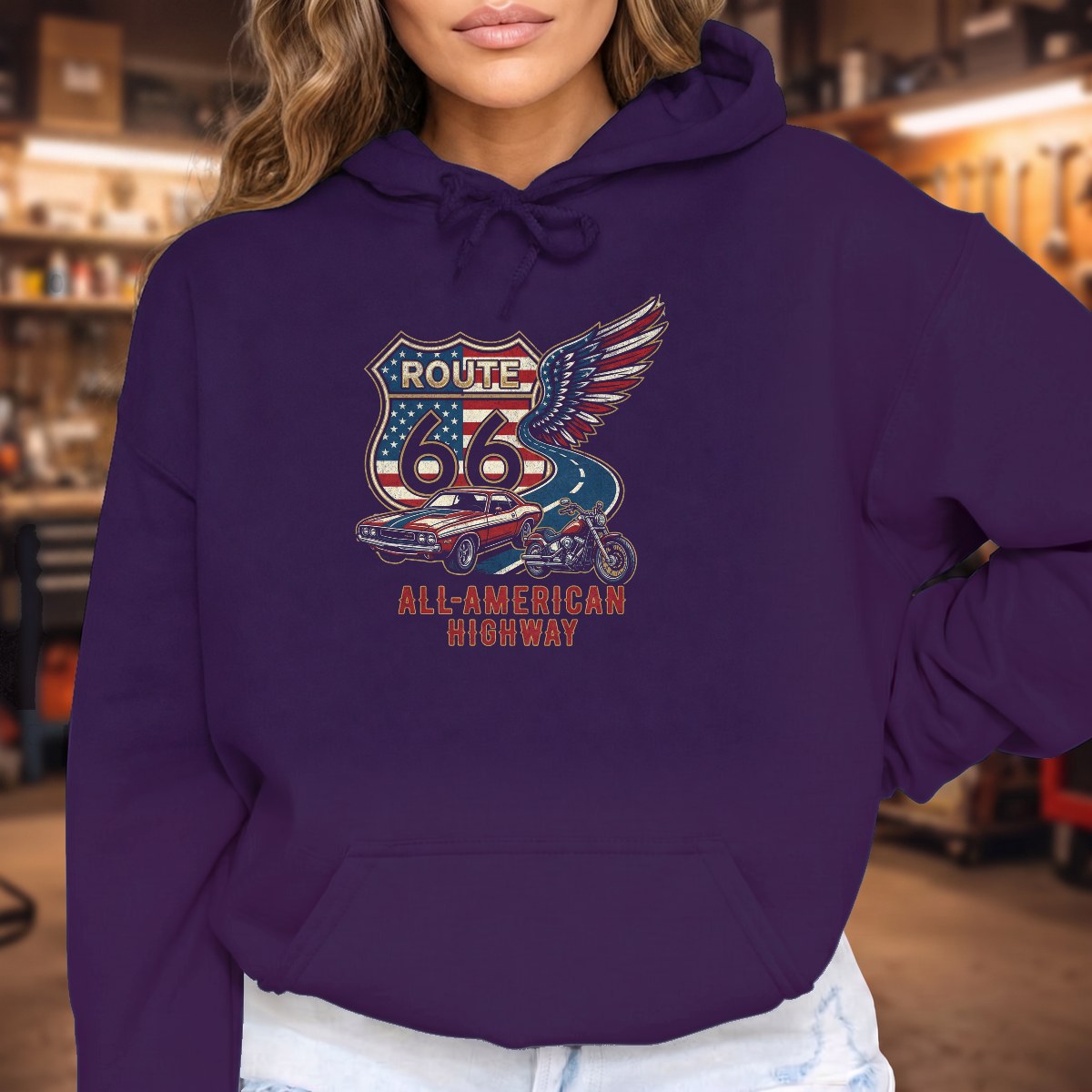 Purple | Front