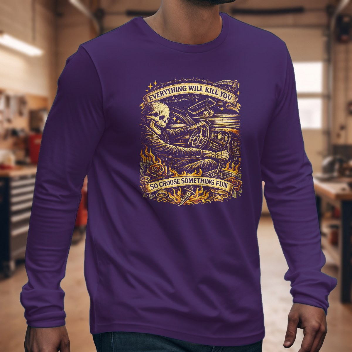 Purple | Front