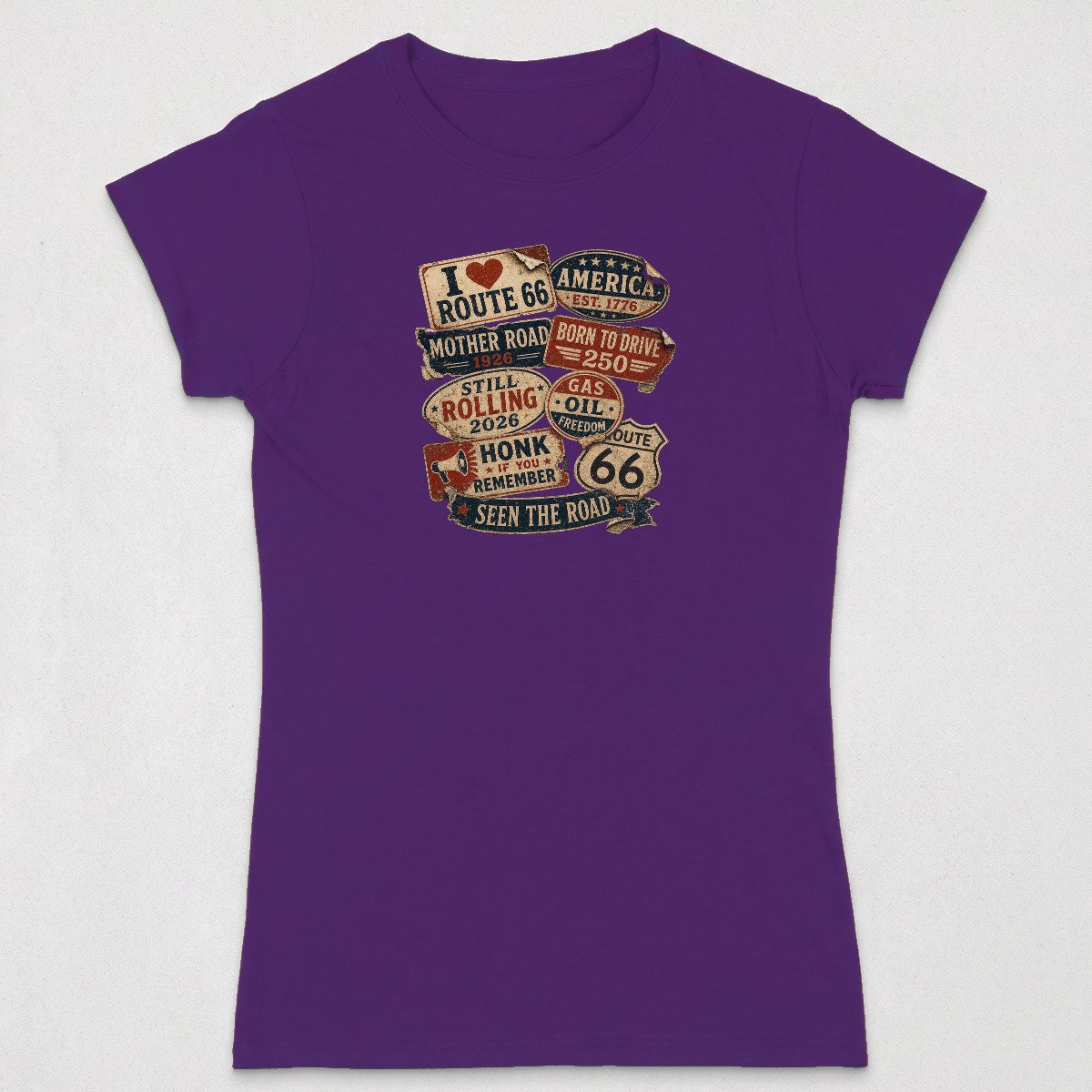 Purple | Front