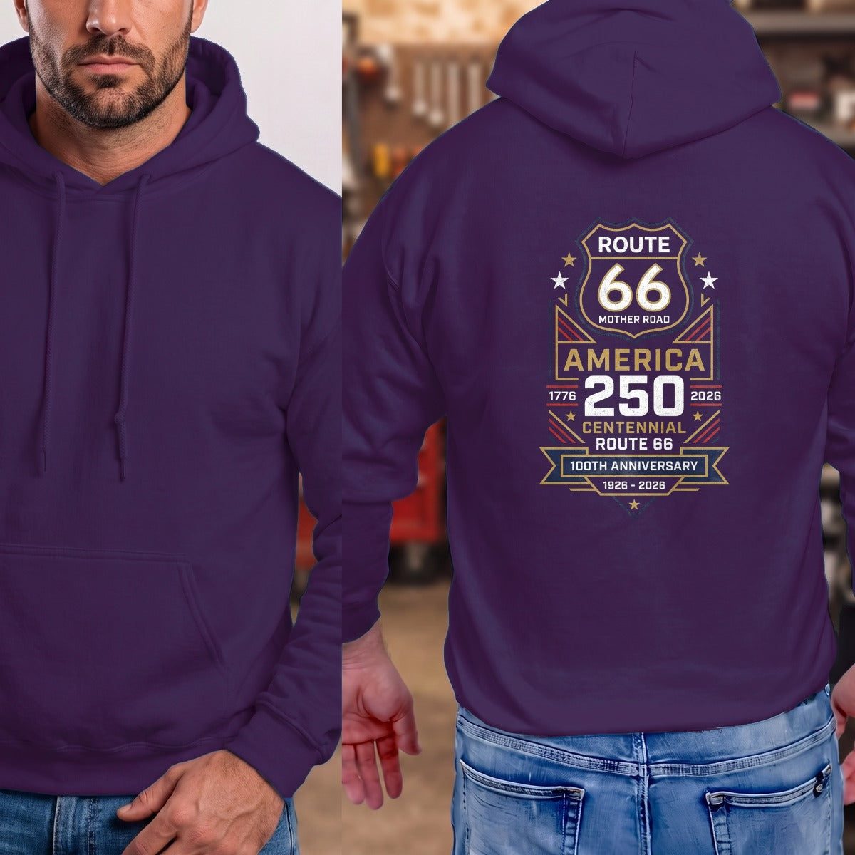 Purple | Full Back