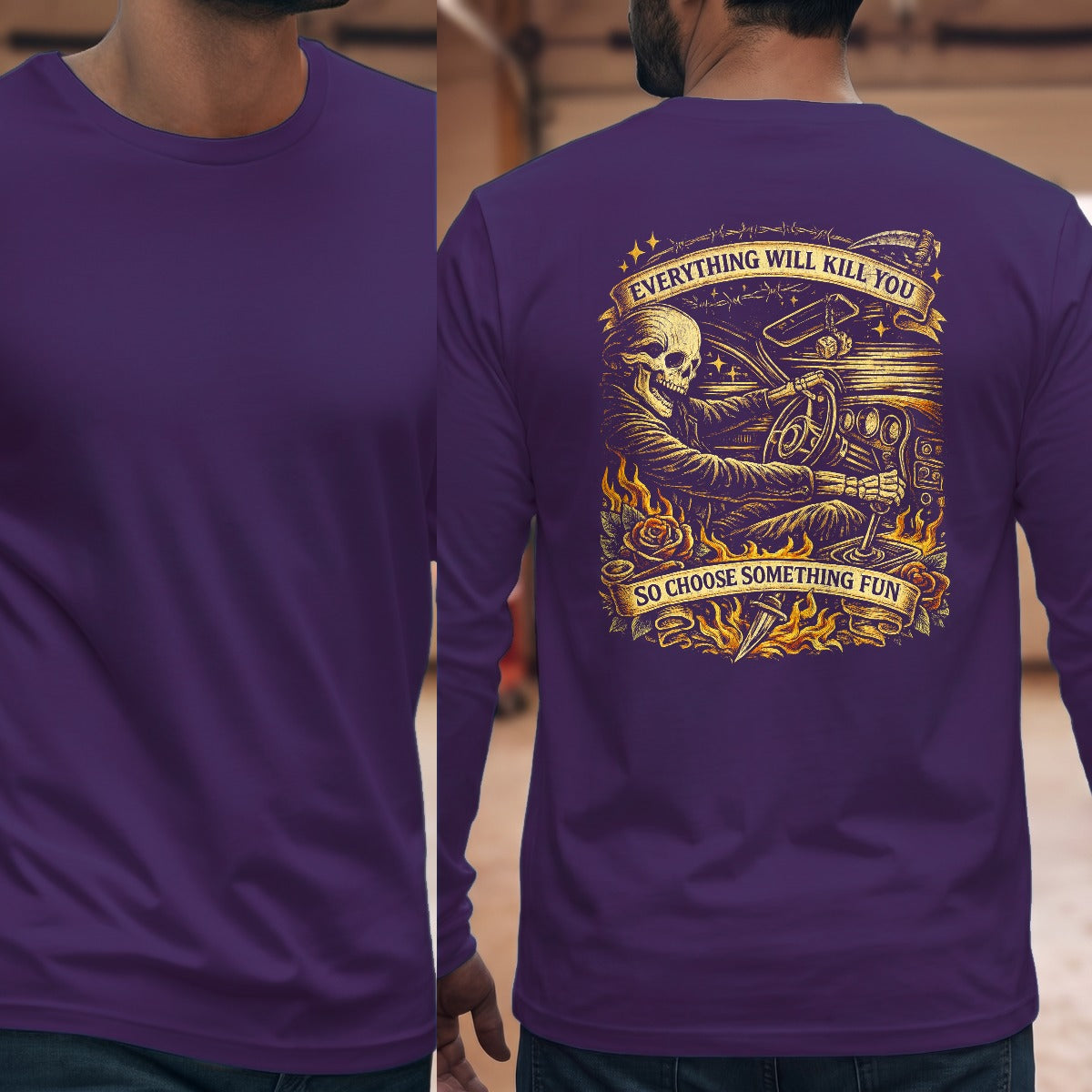 Purple | Full Back