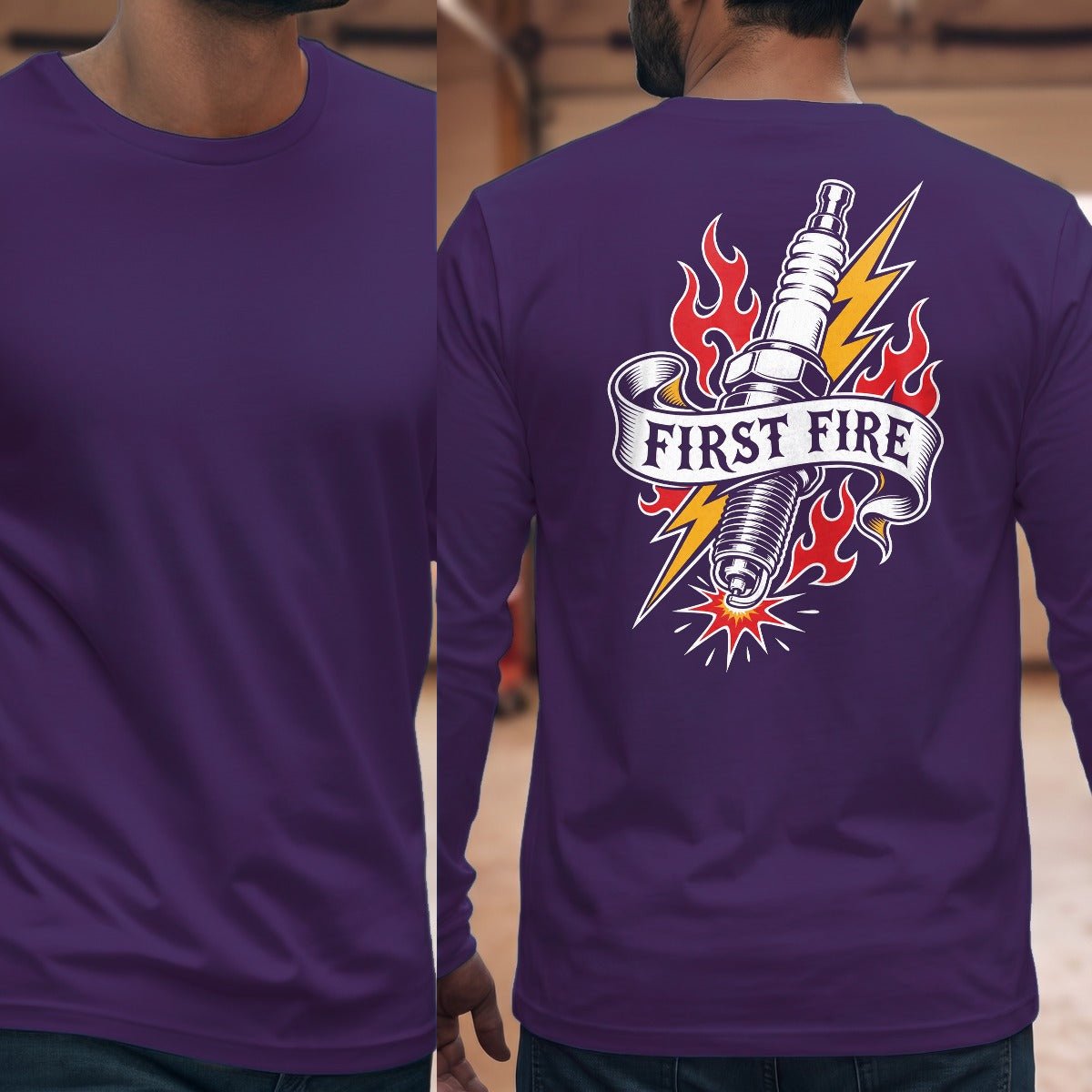Purple | Full Back