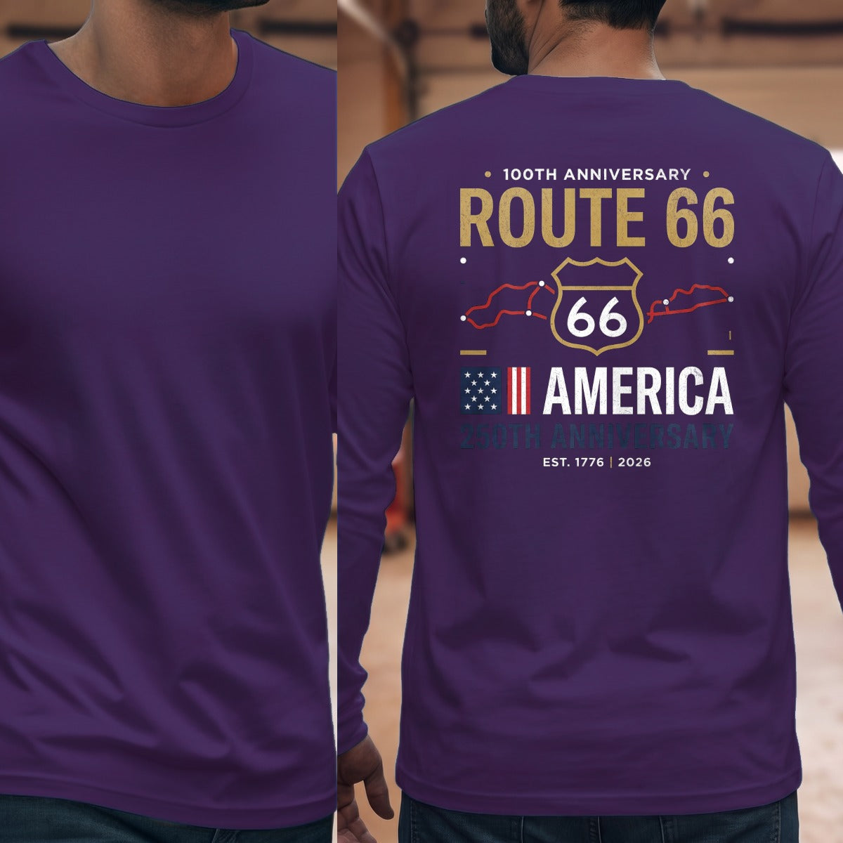 Purple | Full Back
