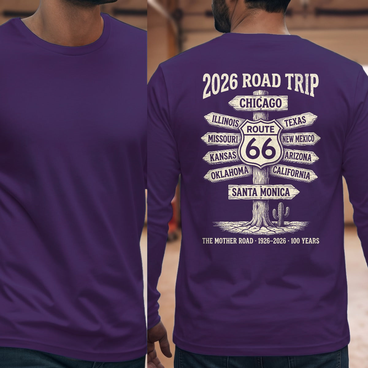 Purple | Full Back