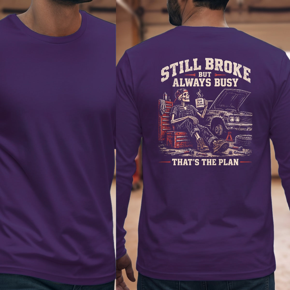 Purple | Full Back