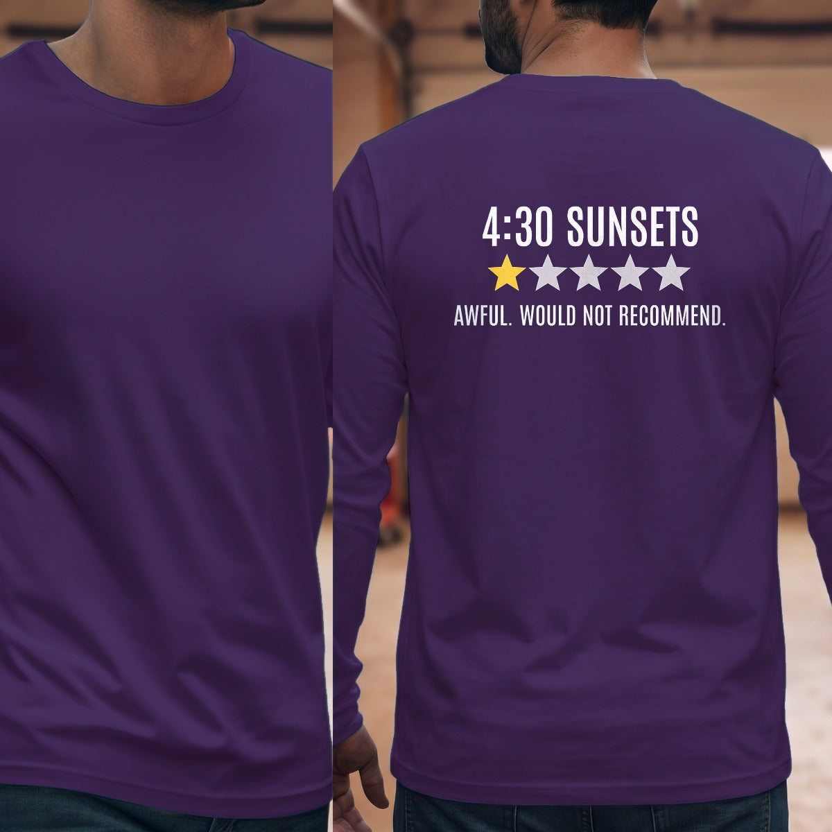 Purple | Full Back