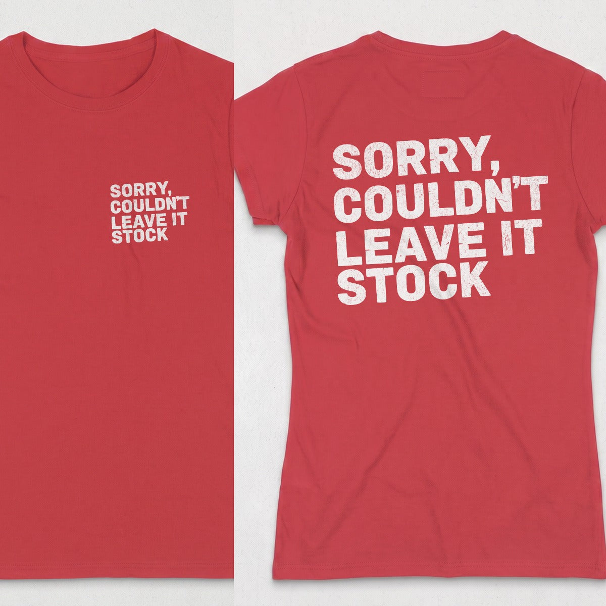 Red | Front & Back