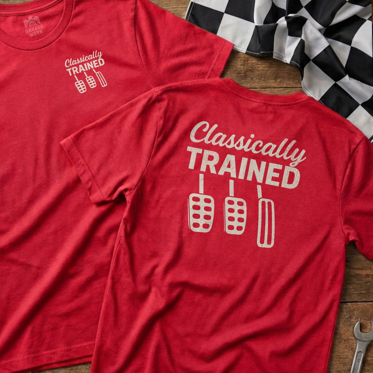 Red | Left Chest + Back