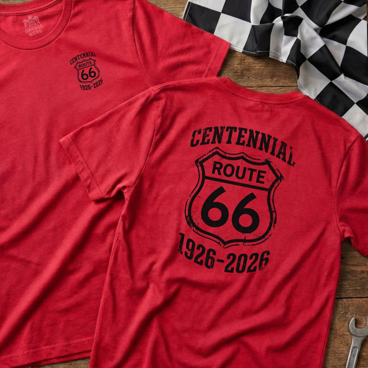 Red | Left Chest + Back