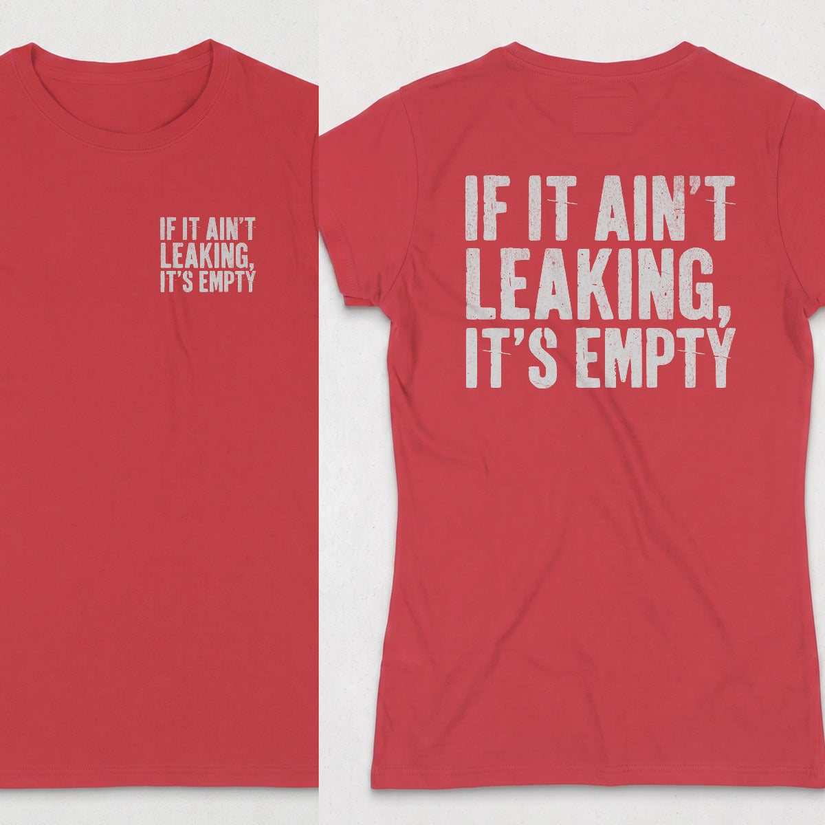 Red | Left Chest + Back