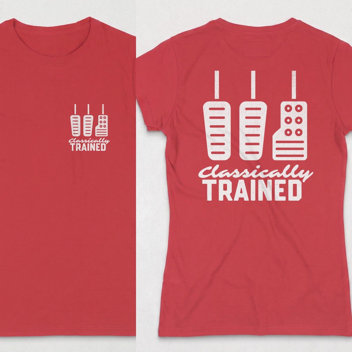 Red | Left Chest + Back