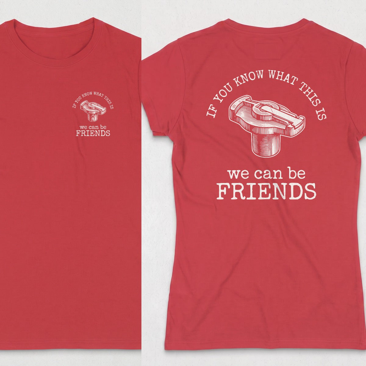 Red | Left Chest + Back