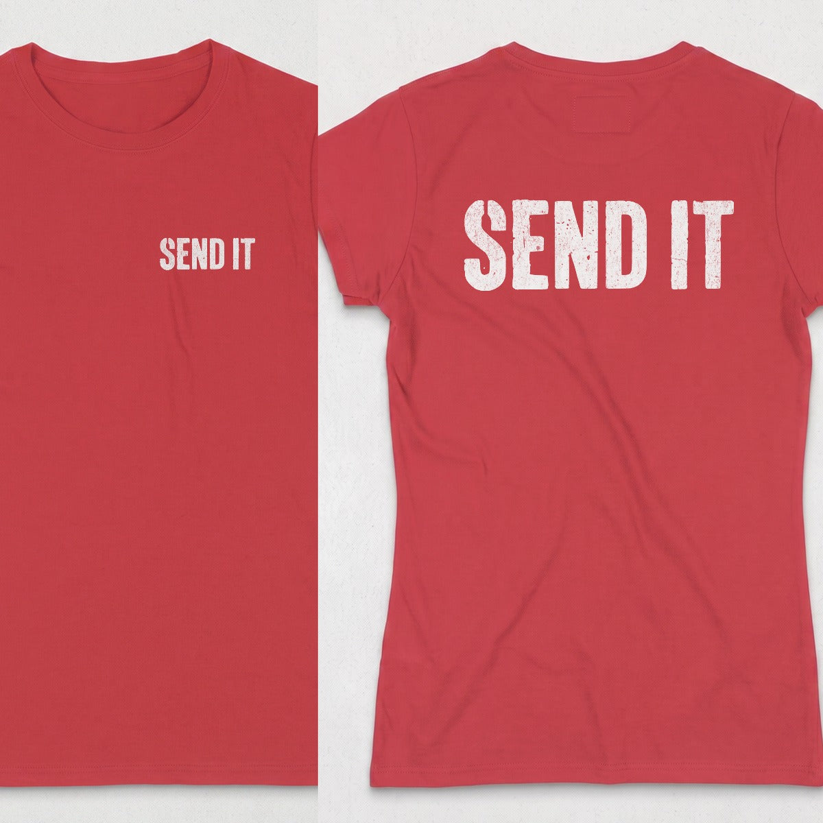 Red | Left Chest + Back