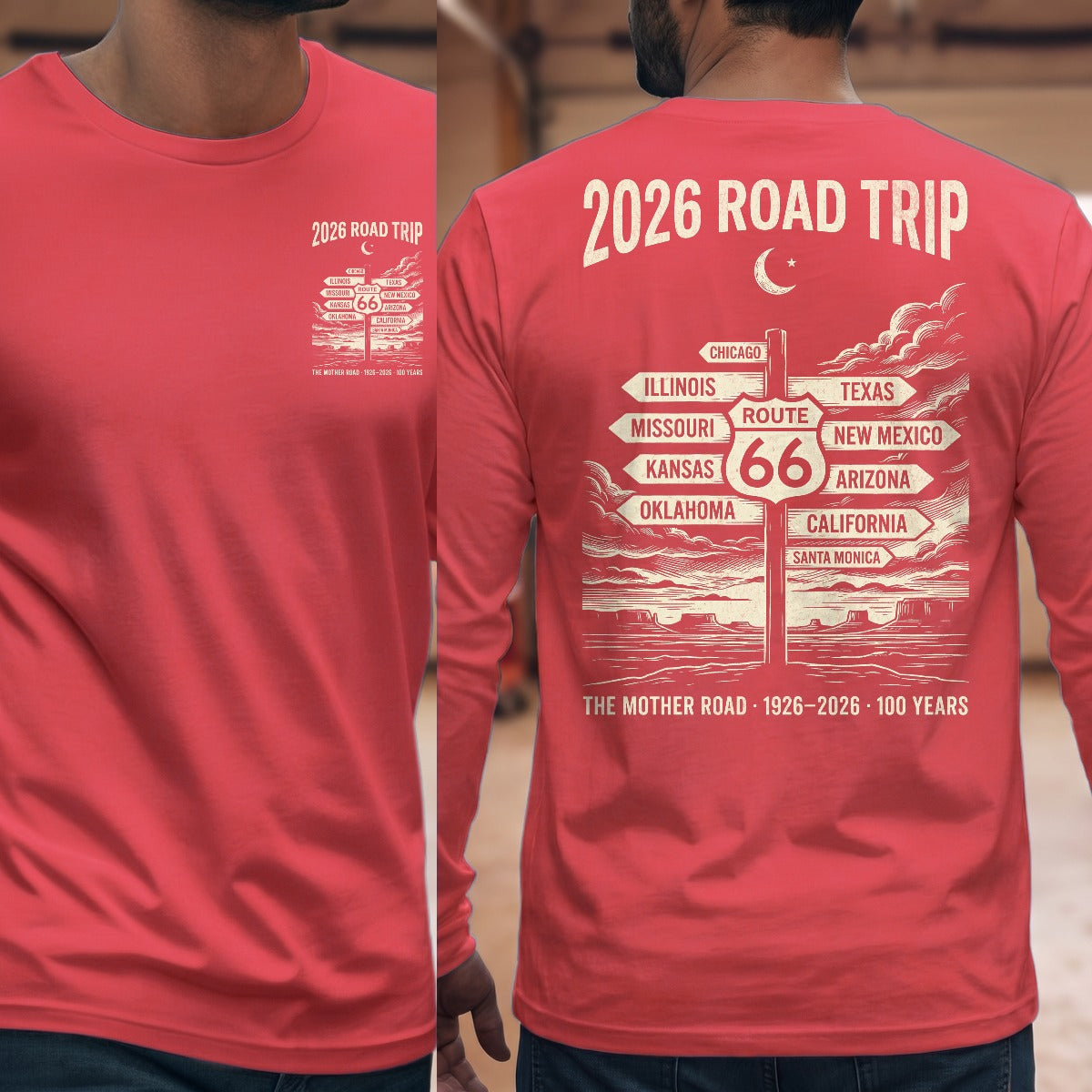 Red | Front & Back