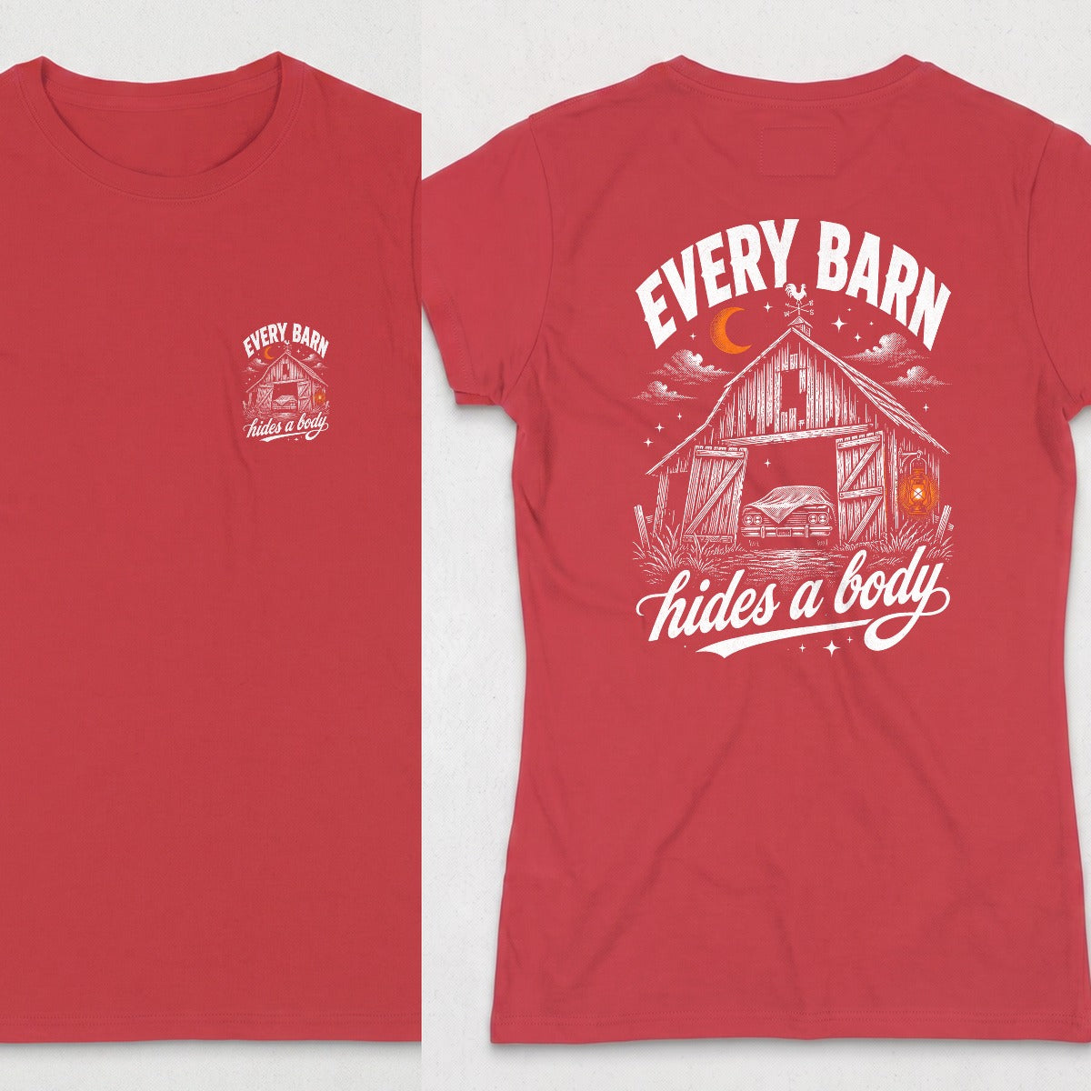 Red | Front & Back