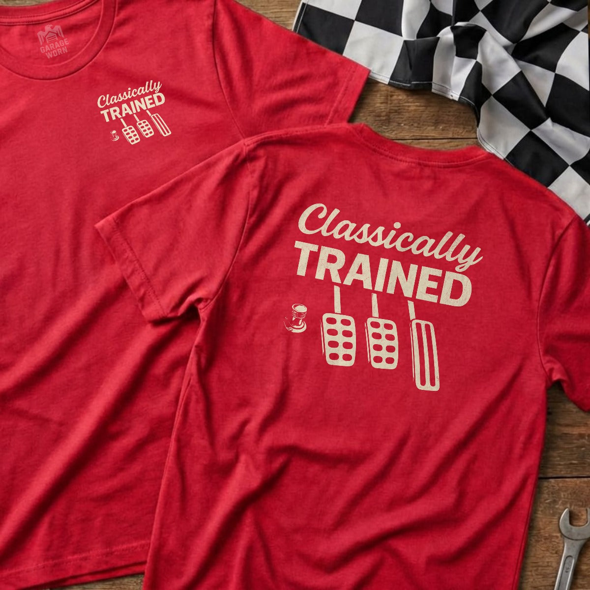 Red | Left Chest + Back