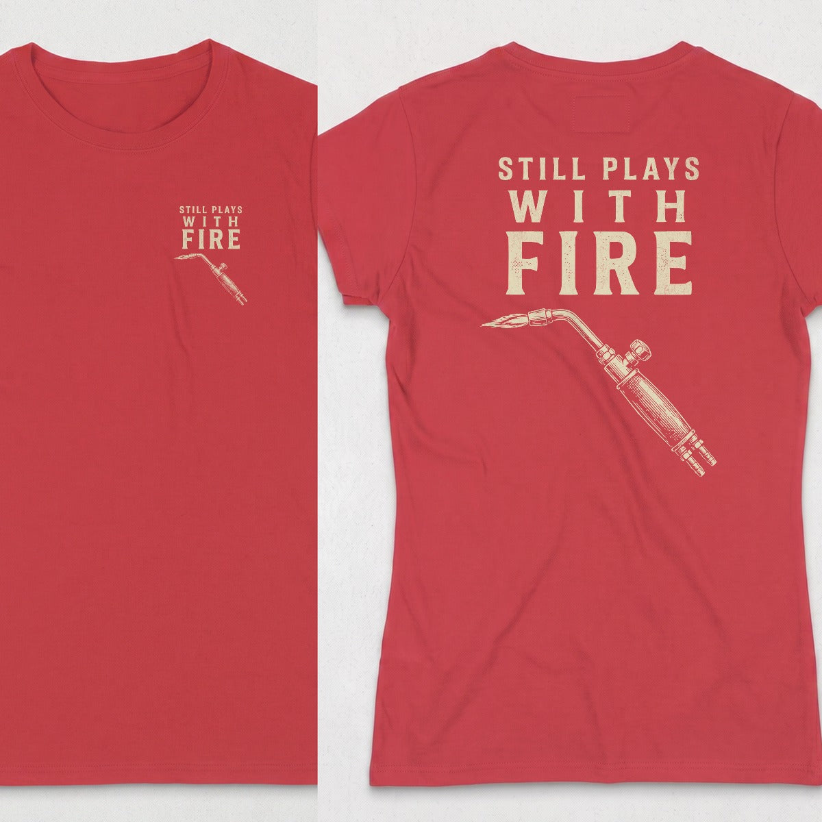 Red | Left Chest + Back
