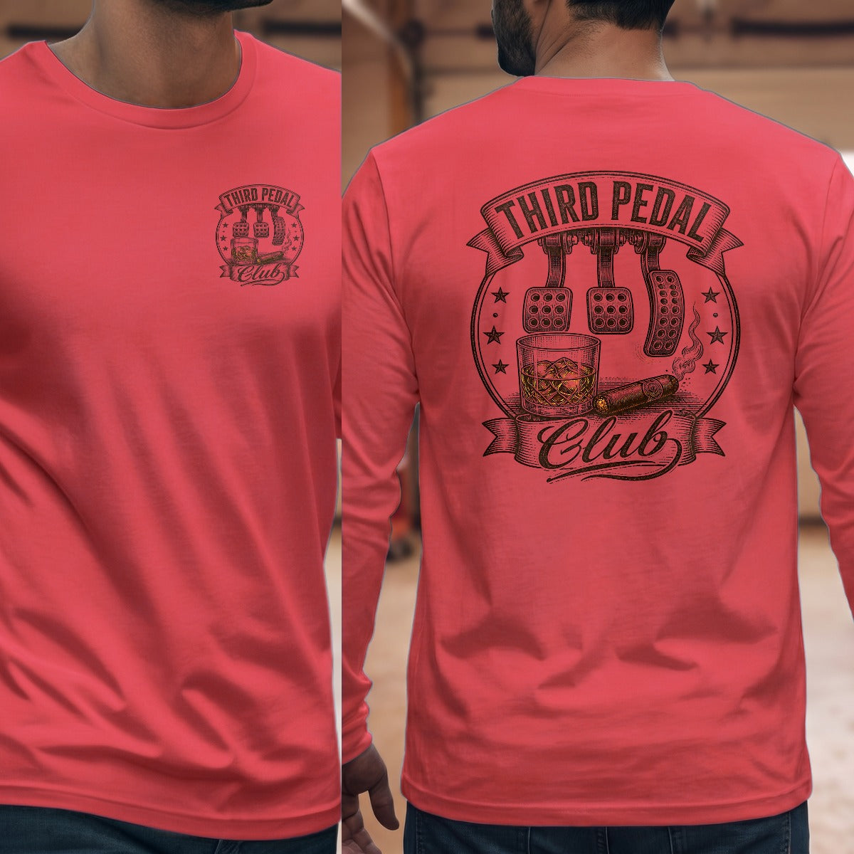 Red | Left Chest + Back