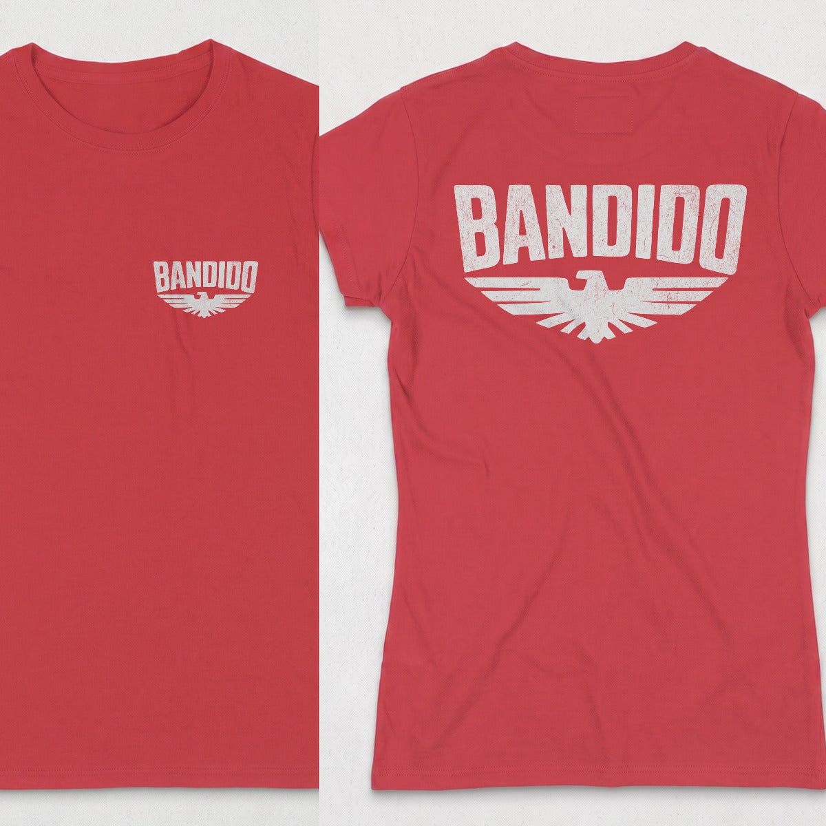 Red | Left Chest + Back