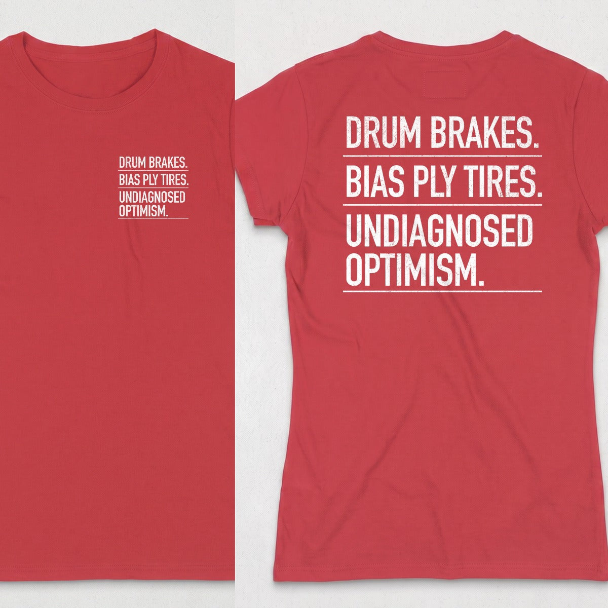 Red | Left Chest + Back