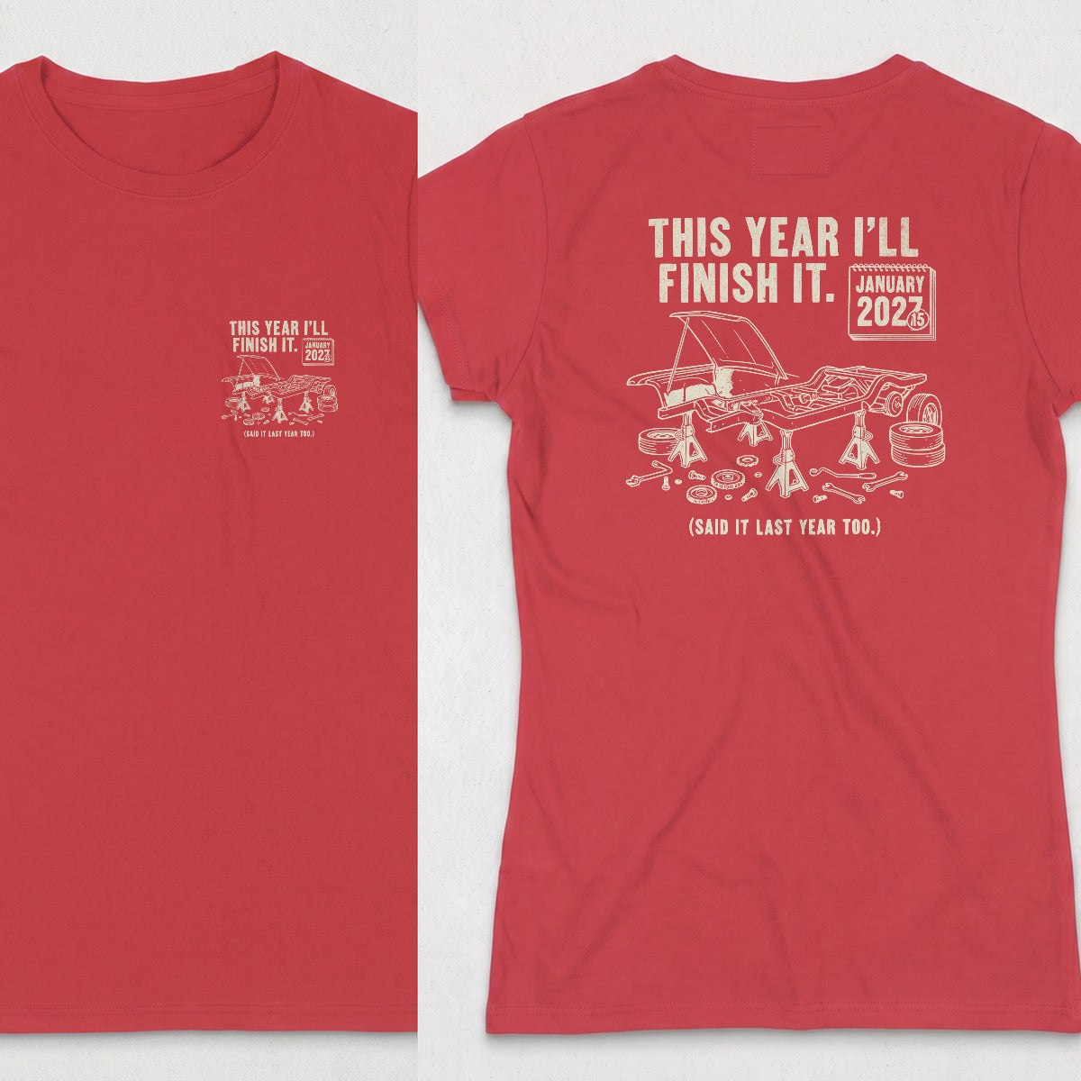 Red | Front & Back