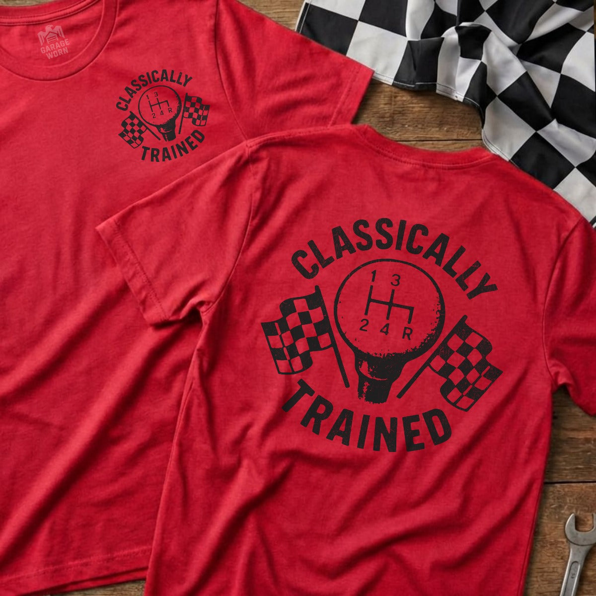 Red | Left Chest + Back