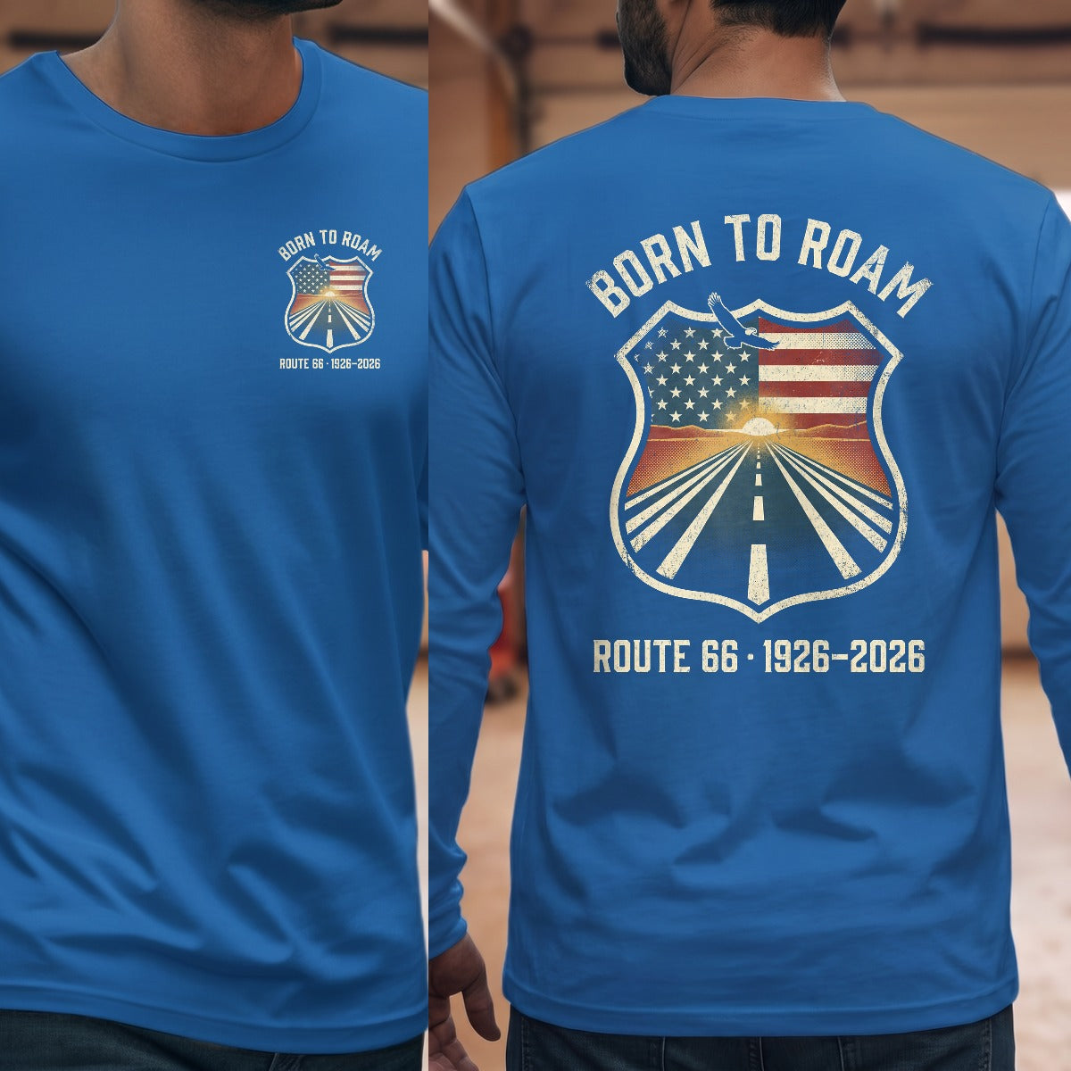 Royal | Left Chest + Back