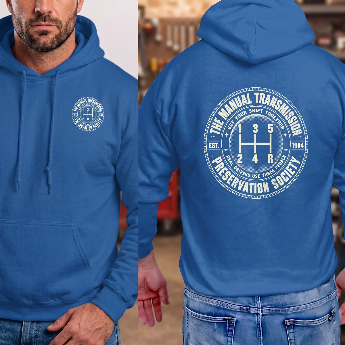 Royal | Left Chest + Back